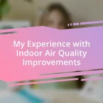 My Experience with Indoor Air Quality Improvements